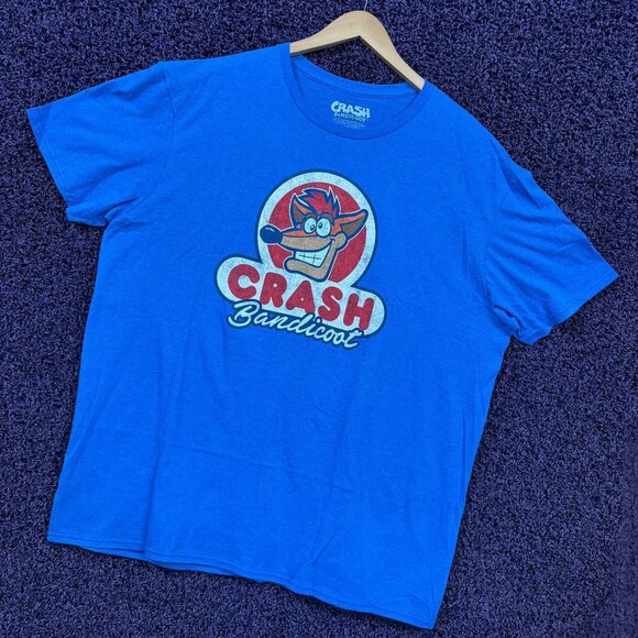 Crash Bandicoot Sony Playstation Franchise Promo T-Shirt XXL - Picture 3 of 4